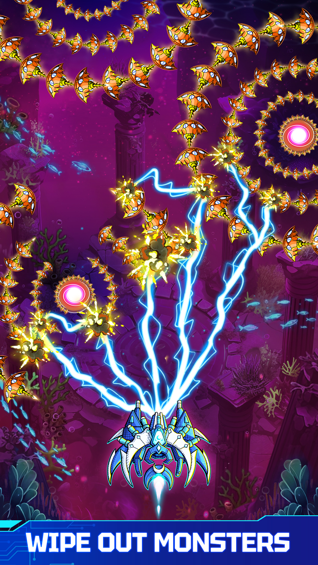 اسکرین شات 2 بازی Atlantis Invaders