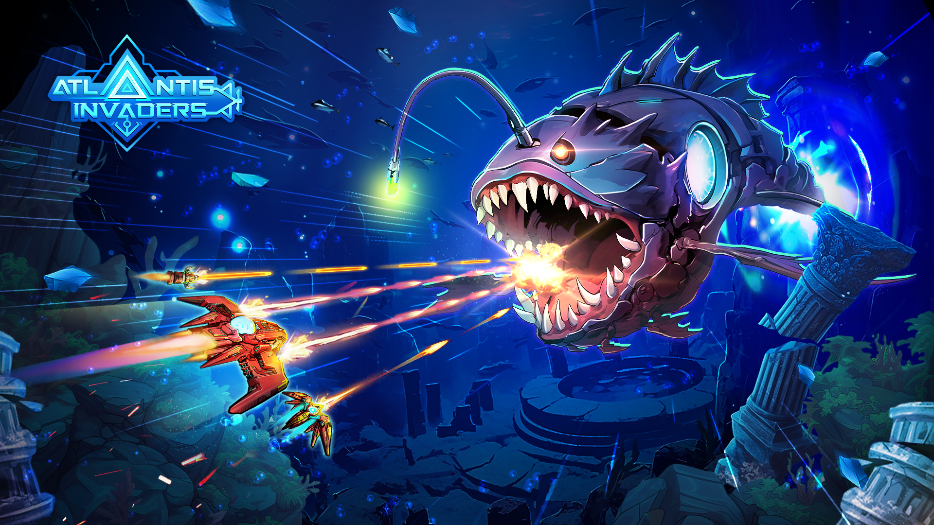 اسکرین شات 8 بازی Atlantis Invaders