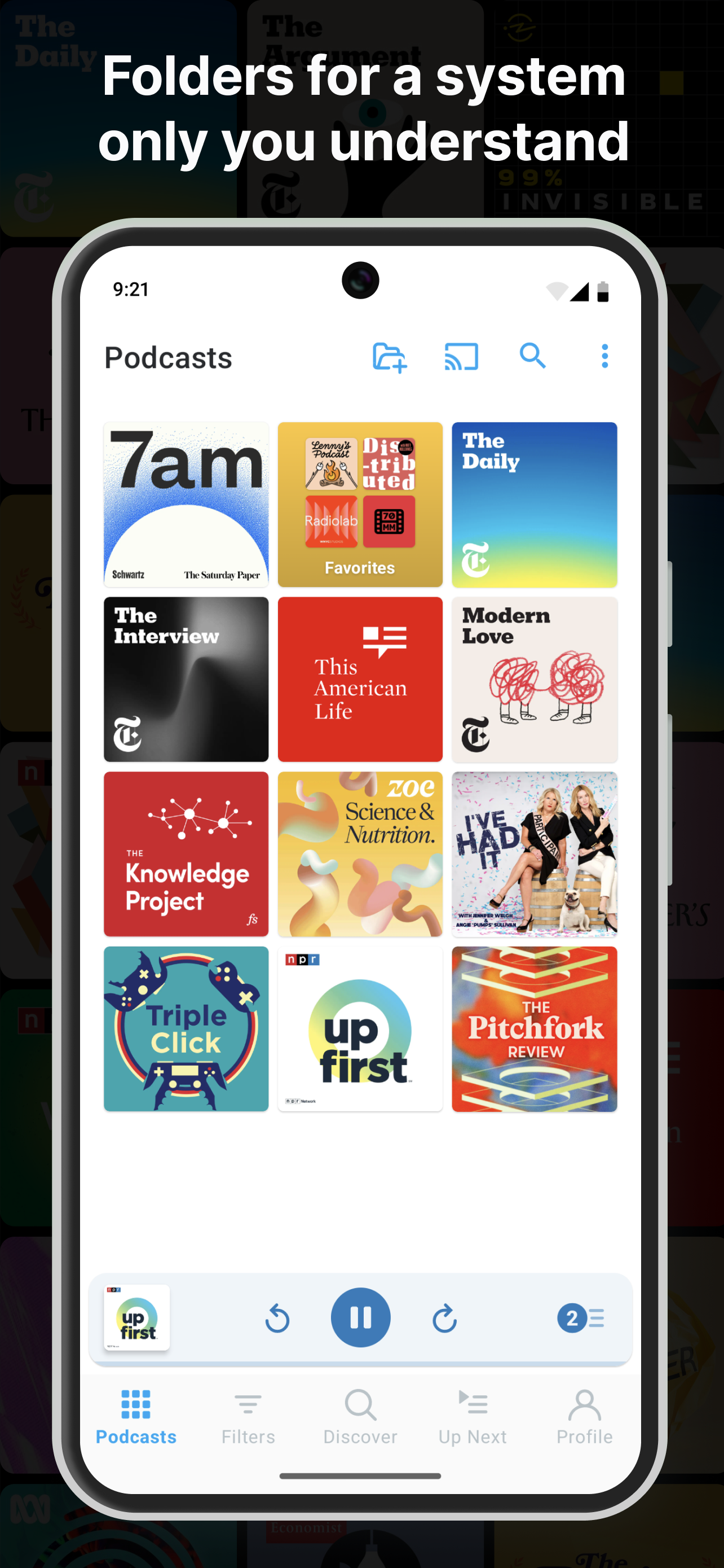 اسکرین شات 3 برنامه Pocket Casts - Podcast App