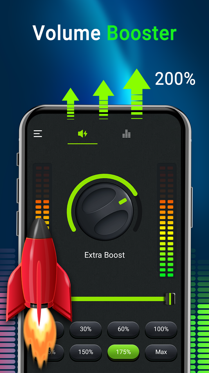 اسکرین شات 5 برنامه Volume Booster - Sound Speaker