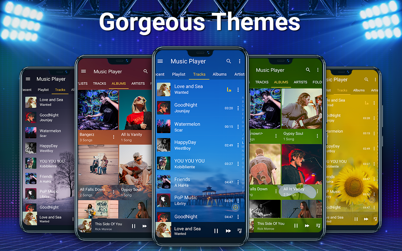 اسکرین شات 2 برنامه Music Player - Equalizer & MP3