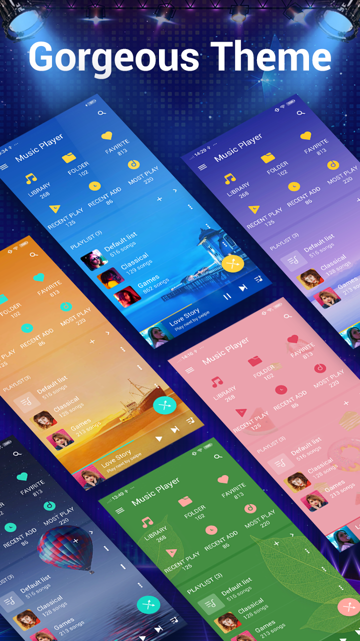 اسکرین شات 6 برنامه Music Player - MP3 Player