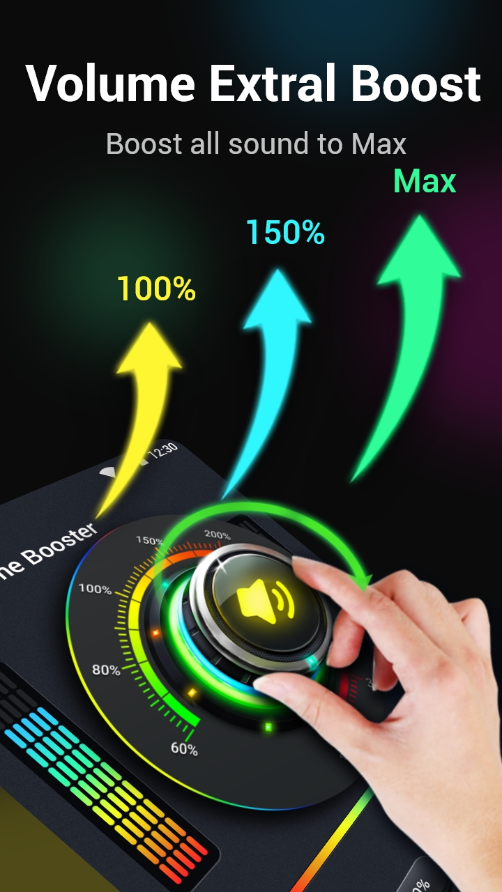 اسکرین شات 3 برنامه Volume Booster - Loud Speaker