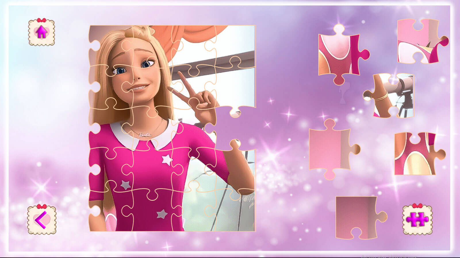 اسکرین شات 3 بازی بازی پازل باربی