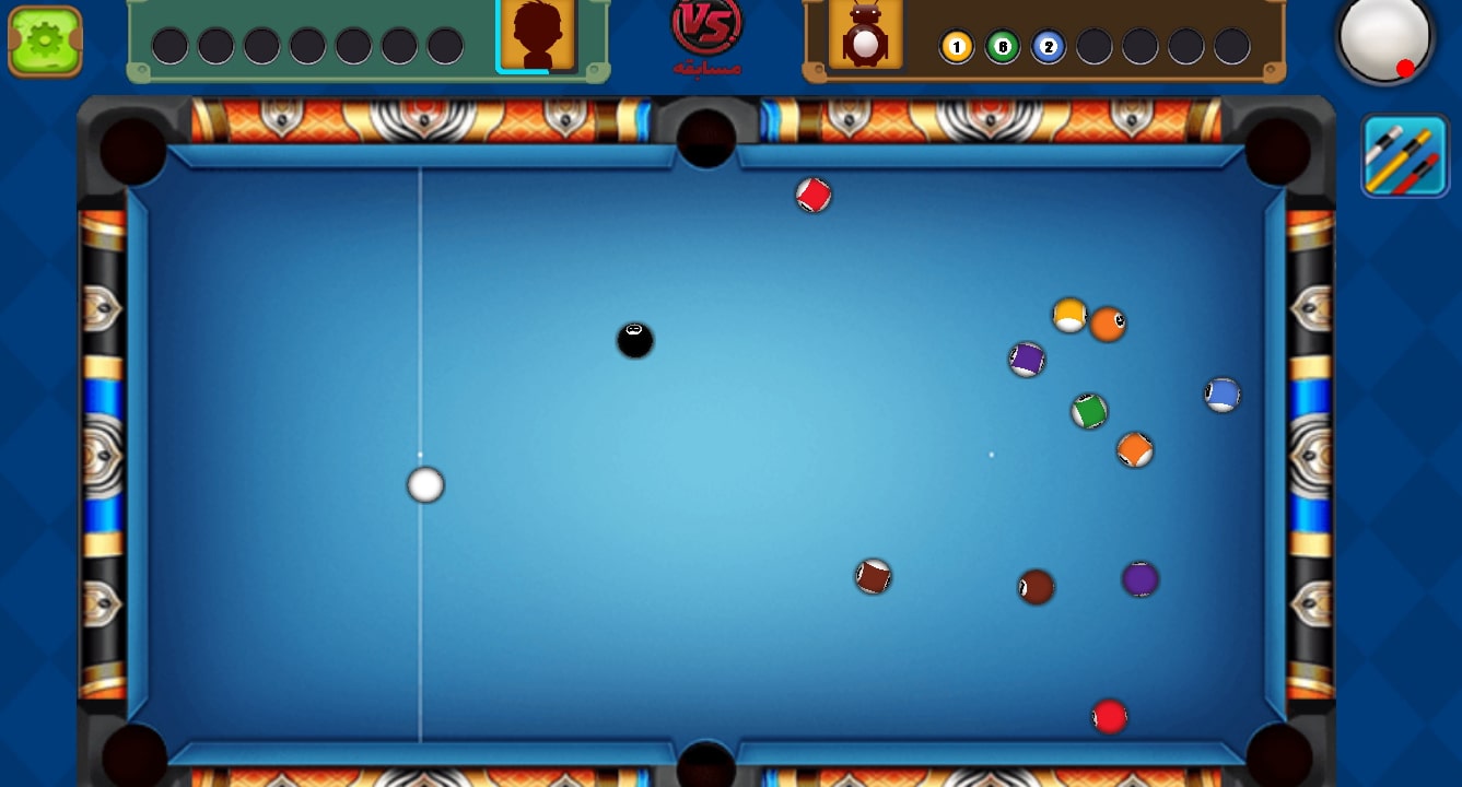 اسکرین شات 2 بازی بازی بیلیارد