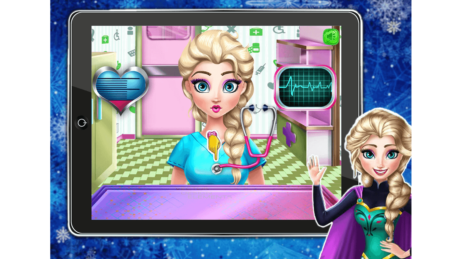 اسکرین شات 5 بازی بازی دخترانه دکتر بازی السا