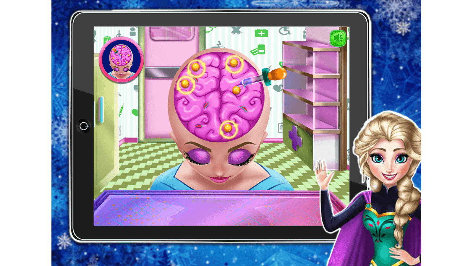 اسکرین شات 1 بازی بازی دخترانه دکتر بازی السا