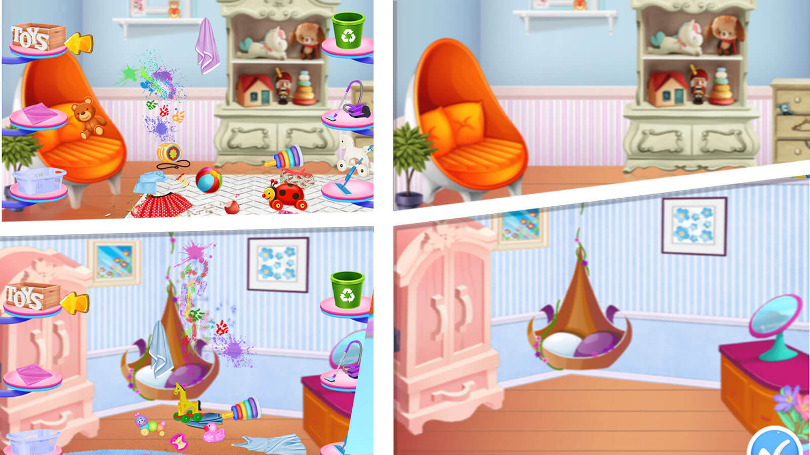 اسکرین شات 1 بازی بازی دخترانه بچه های بازیگوش