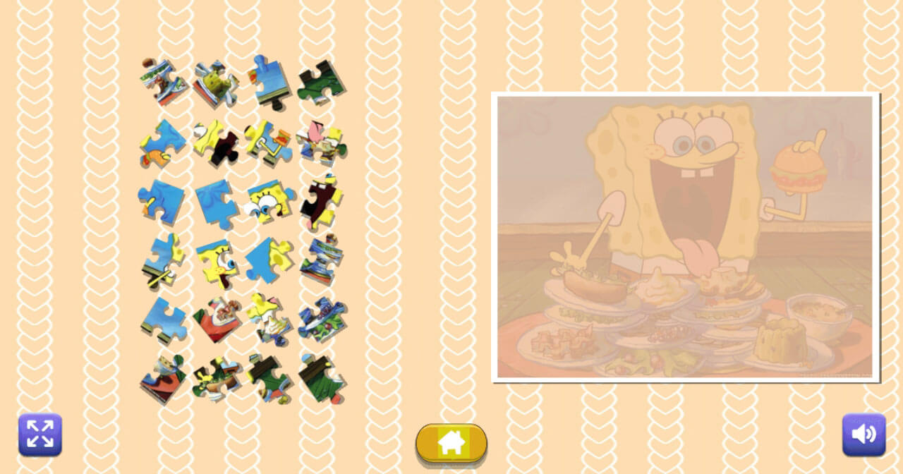 اسکرین شات 6 بازی بازی پازل باب اسفنجی