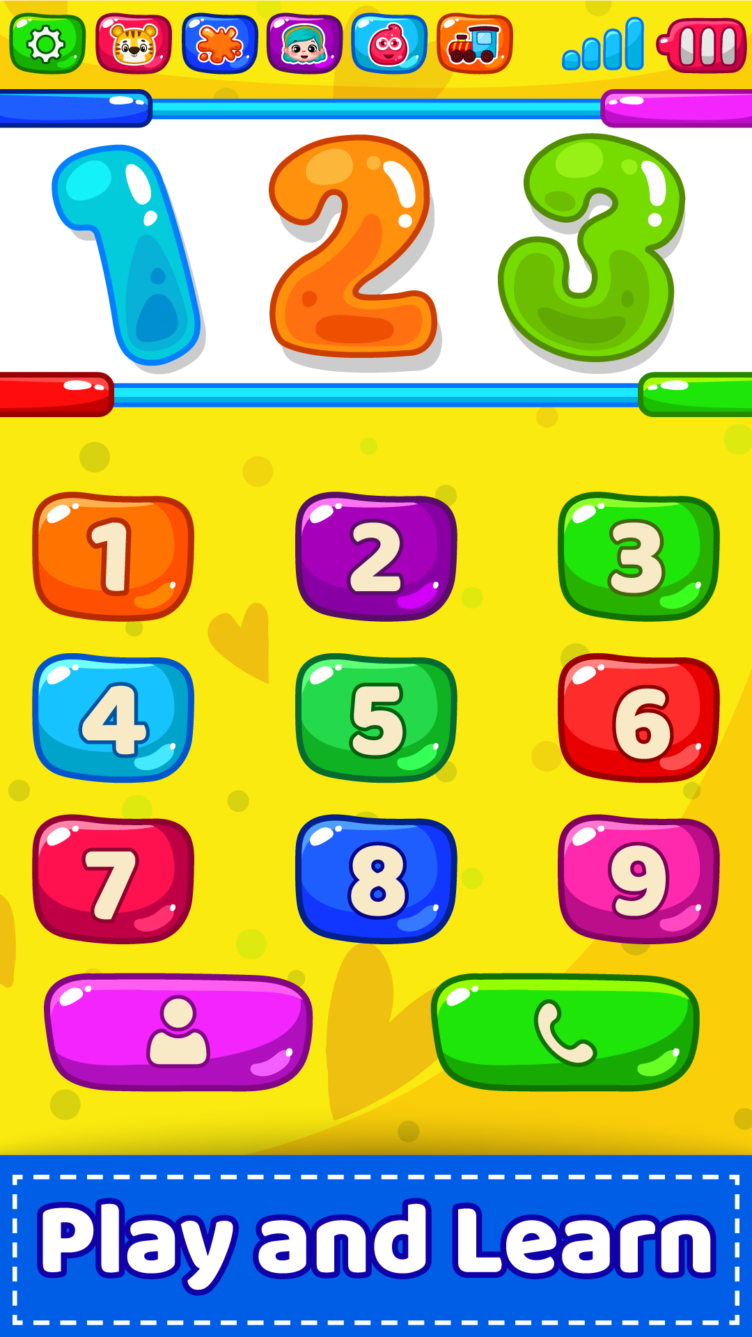 اسکرین شات 2 بازی Baby Phone for Toddlers Games