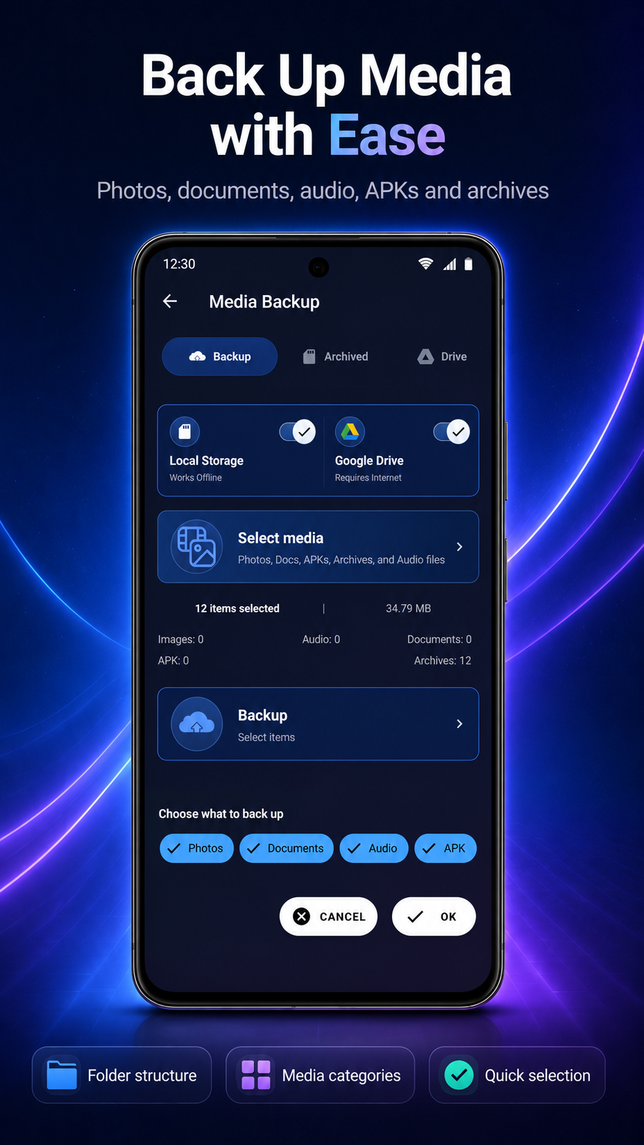 اسکرین شات 4 برنامه Backup and Restore All