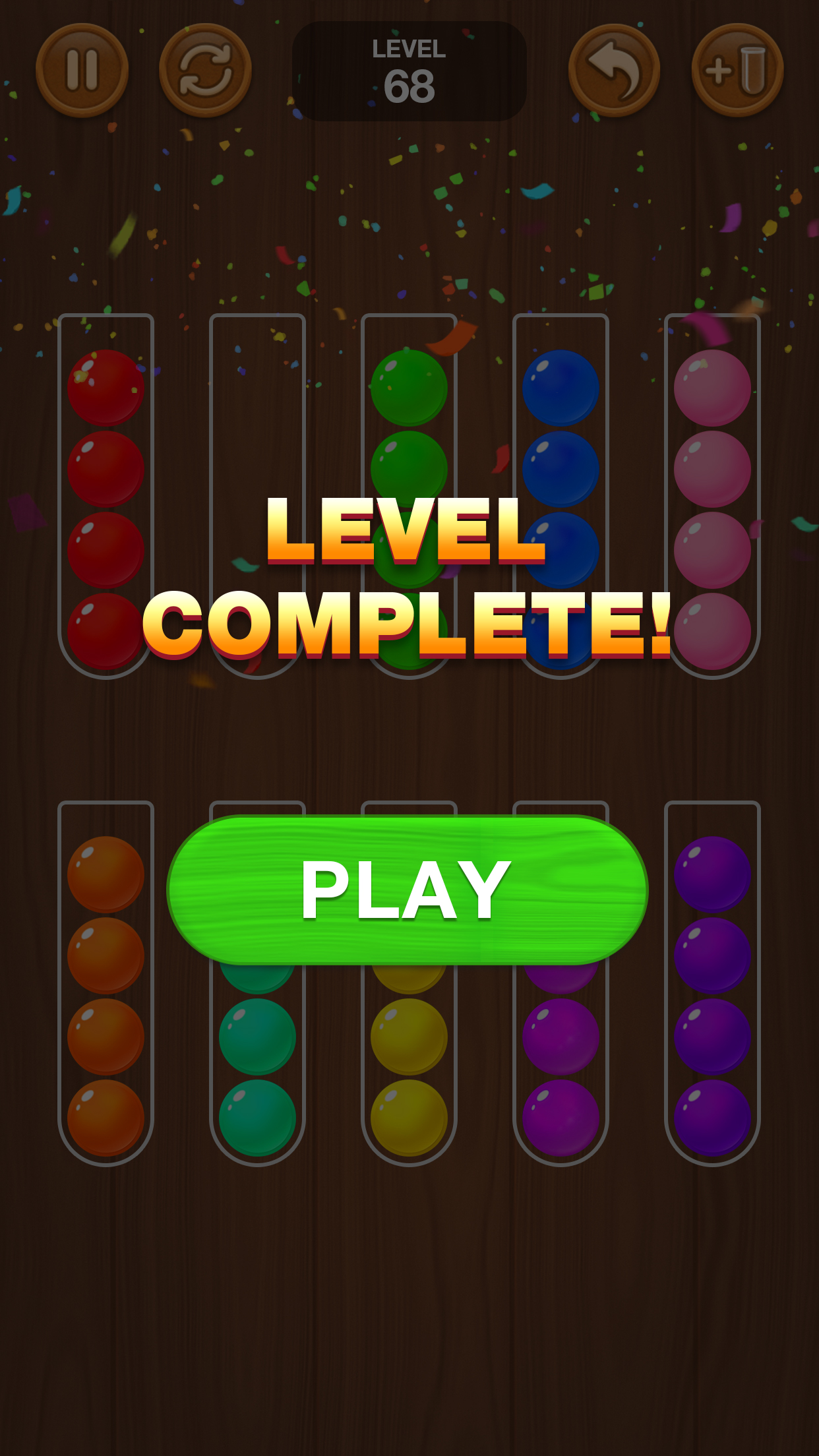 اسکرین شات 6 بازی Wooden Ball Sort - Puzzle Game