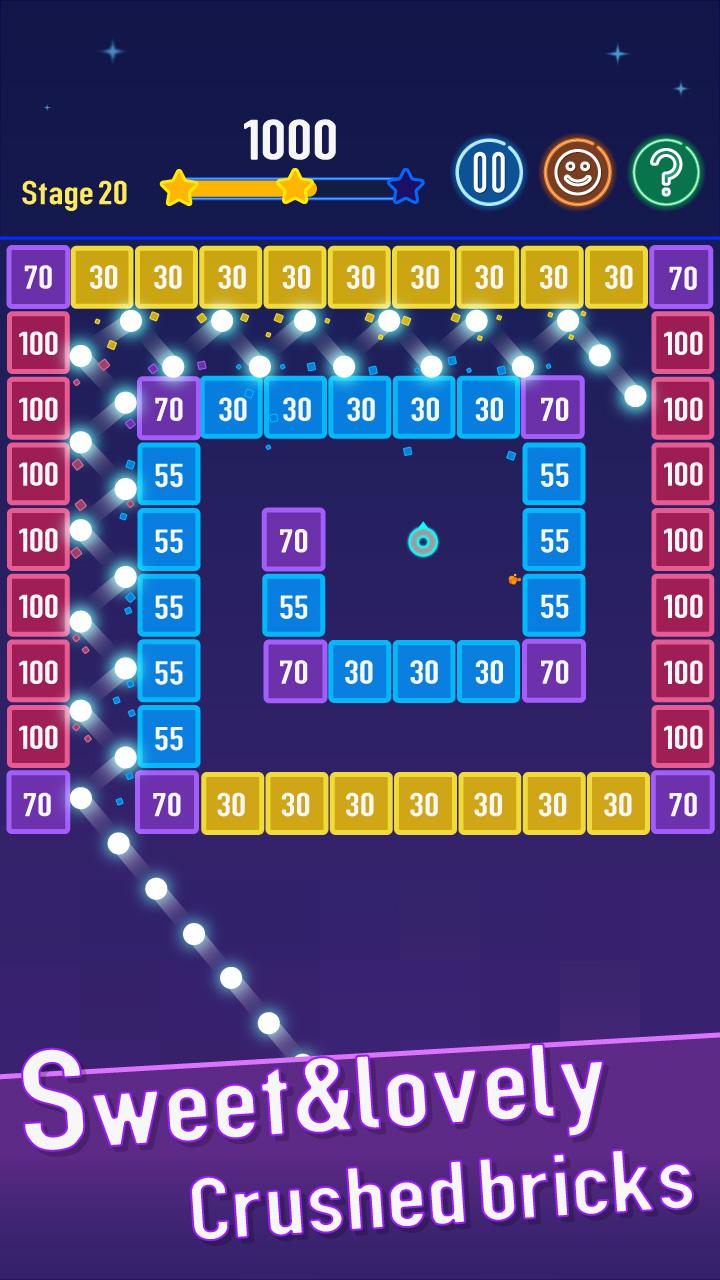 اسکرین شات 1 بازی Balls Bricks Breaker 4