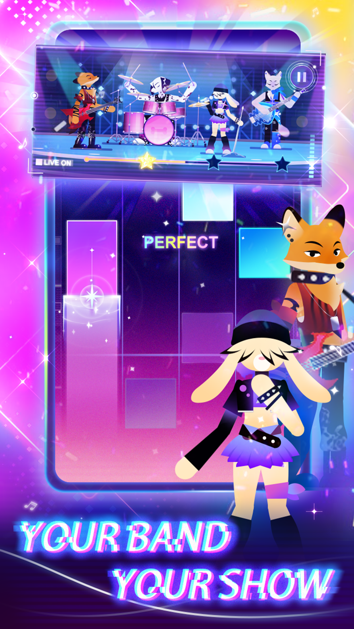 اسکرین شات 5 بازی Piano Horizon: Rhythm Game