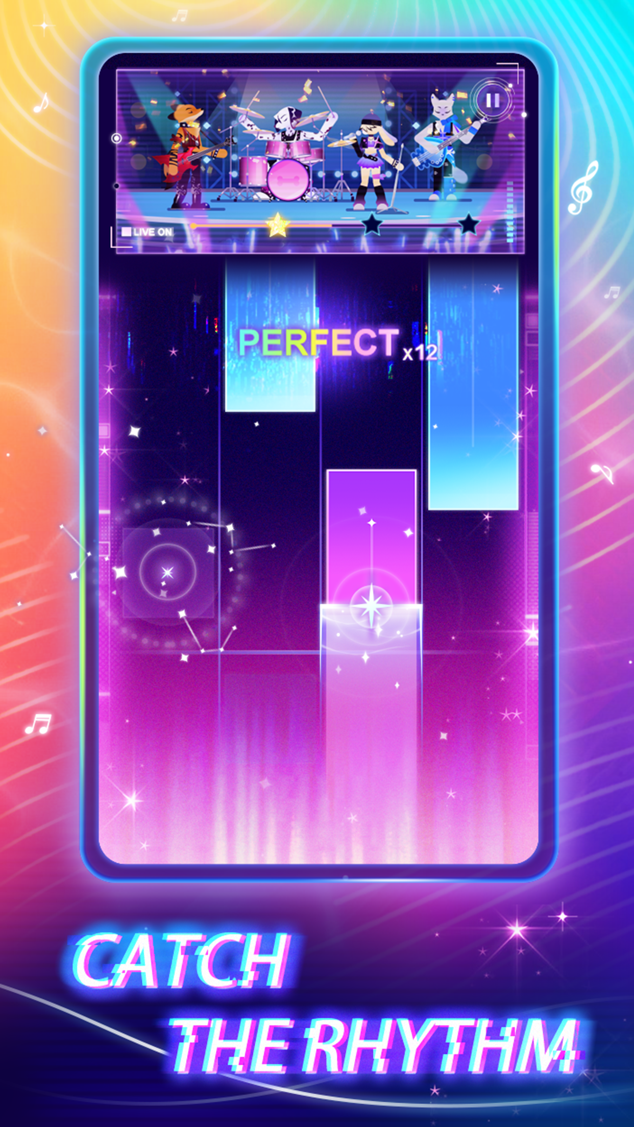 اسکرین شات 3 بازی Piano Horizon: Rhythm Game