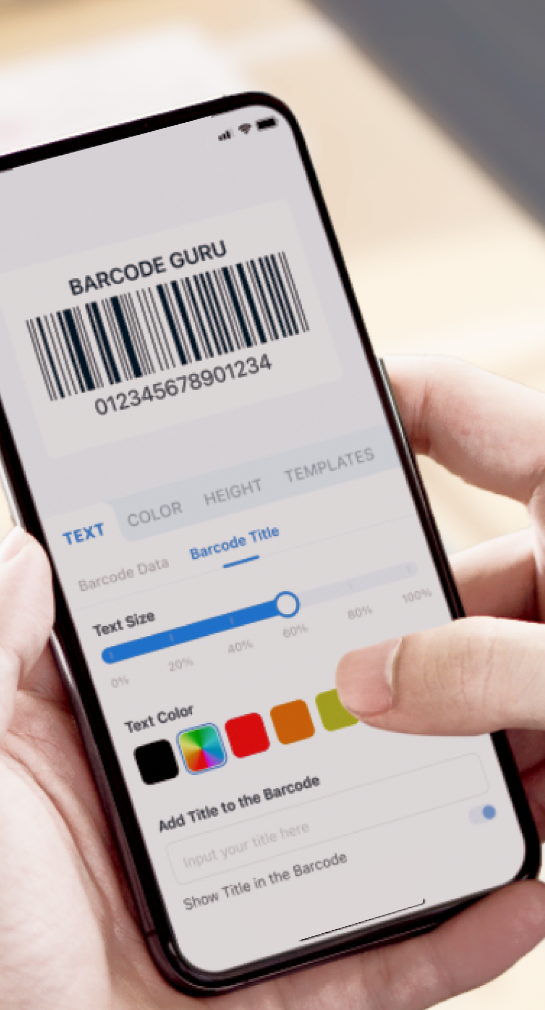 اسکرین شات 2 برنامه Barcode Generator Barcode Guru