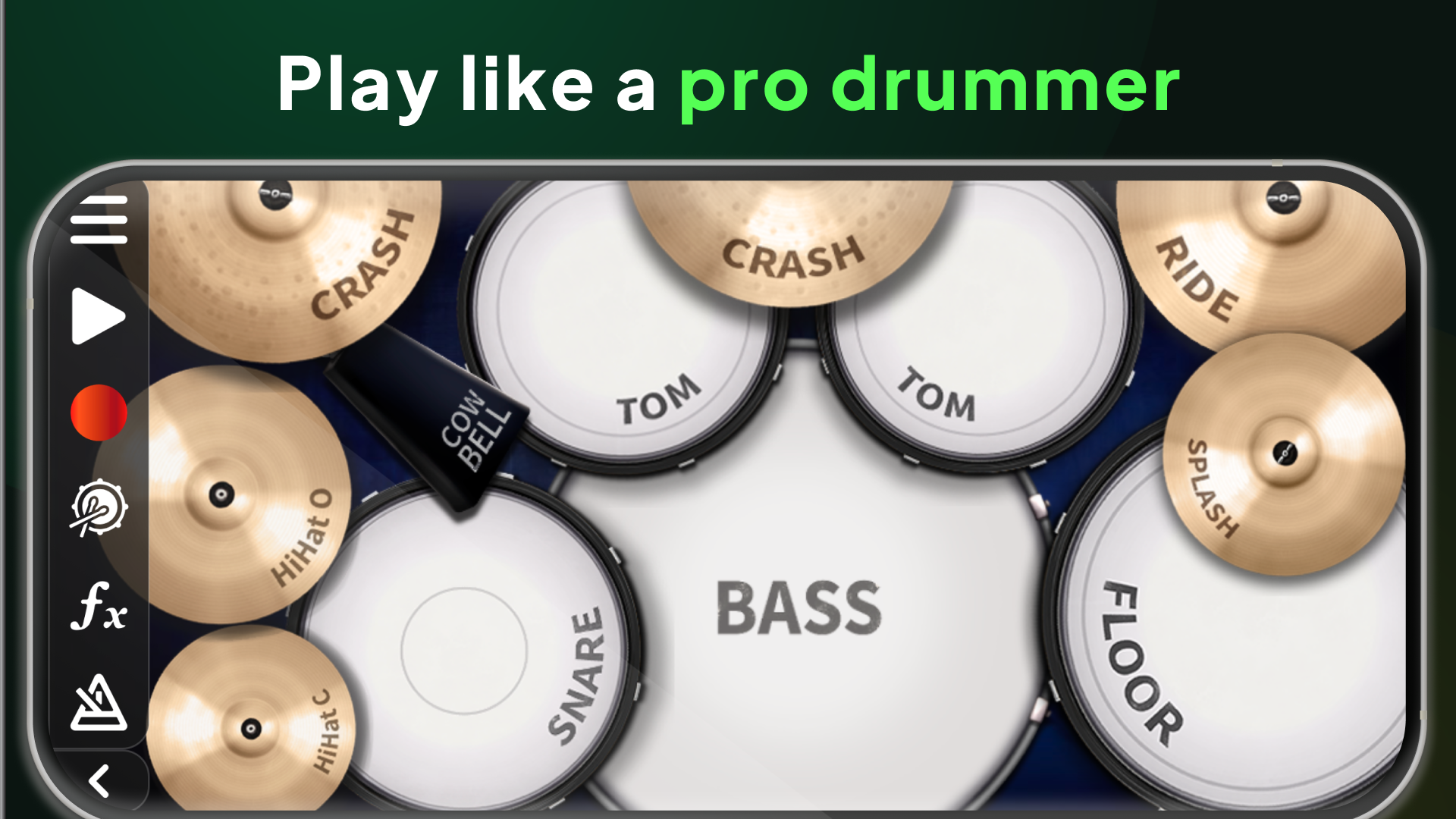 اسکرین شات 1 بازی Drum Solo Studio: drums set