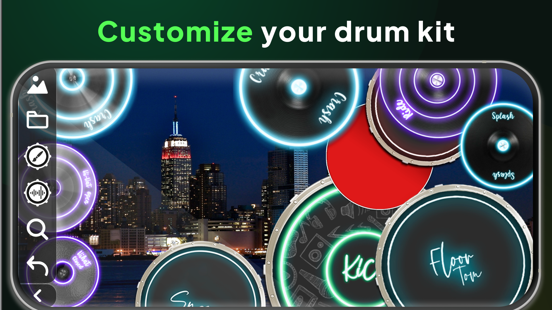 اسکرین شات 3 بازی Drum Solo Studio: drums set