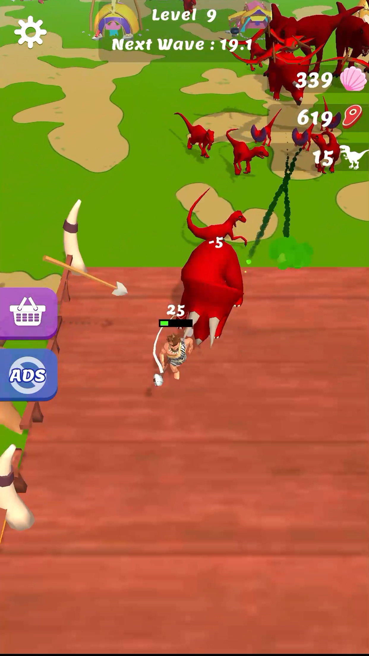 اسکرین شات 1 بازی Dino Islands: Collect & Fight