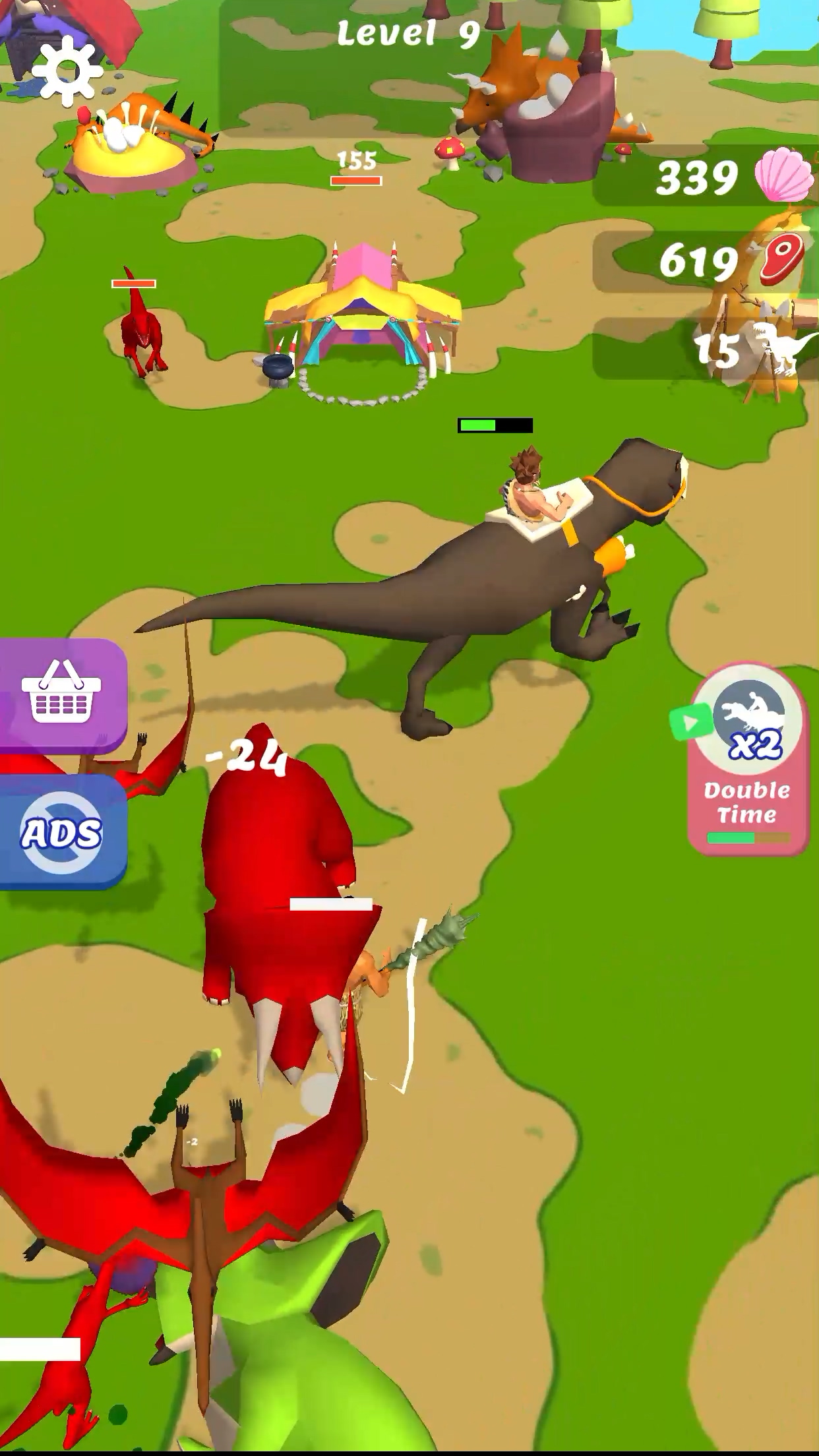 اسکرین شات 5 بازی Dino Islands: Collect & Fight