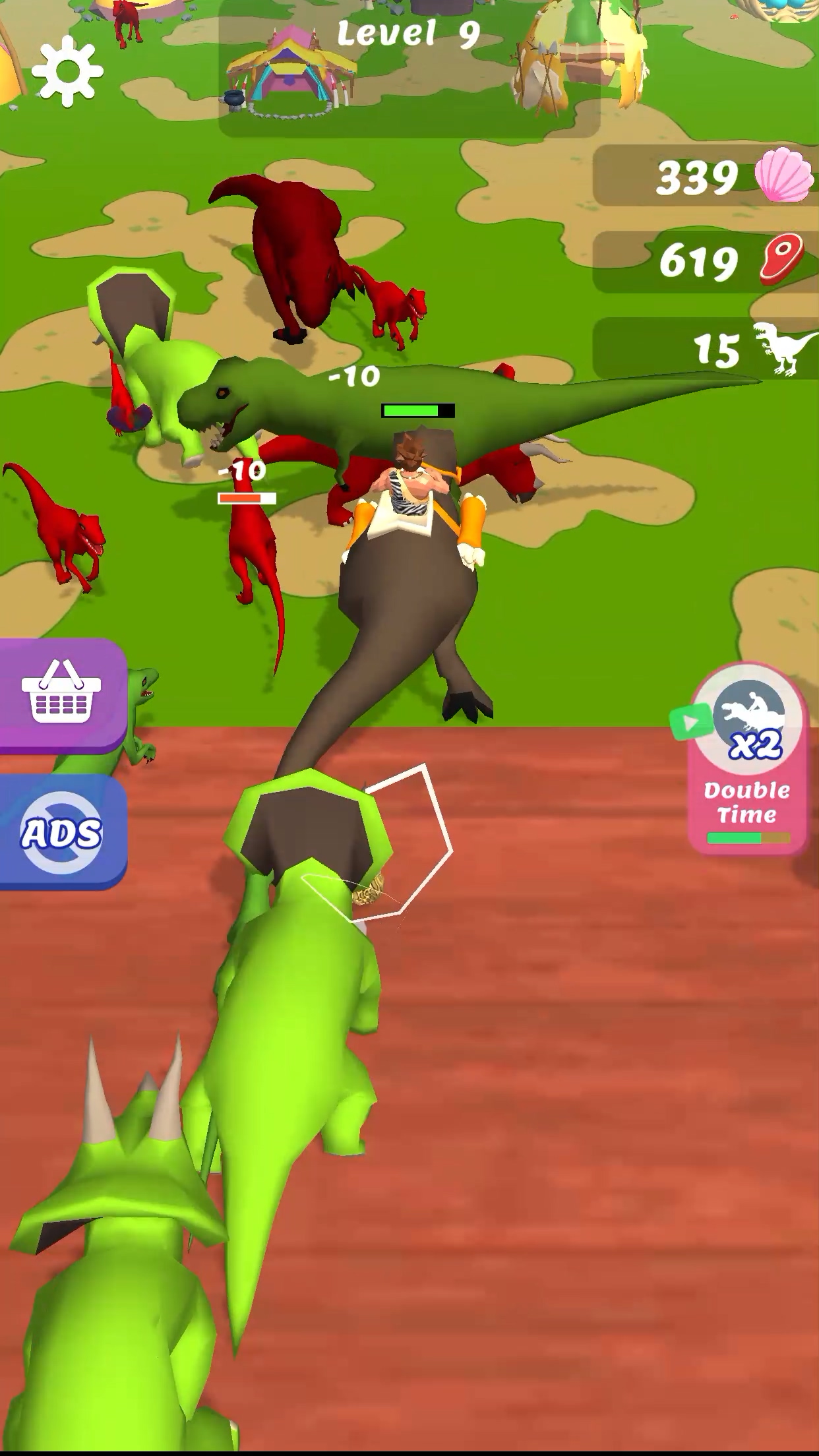 اسکرین شات 4 بازی Dino Islands: Collect & Fight