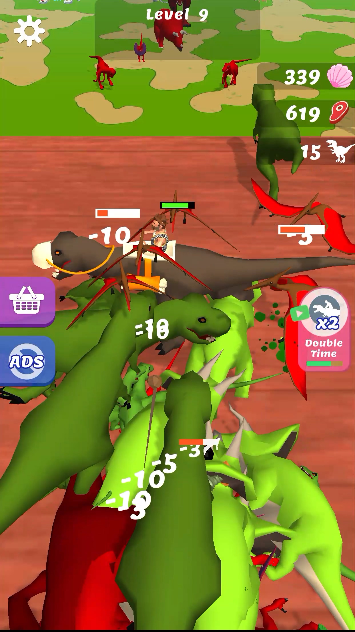 اسکرین شات 3 بازی Dino Islands: Collect & Fight
