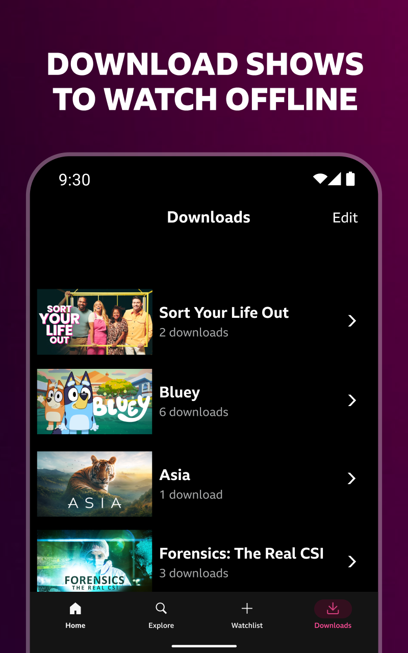 اسکرین شات 4 برنامه BBC iPlayer