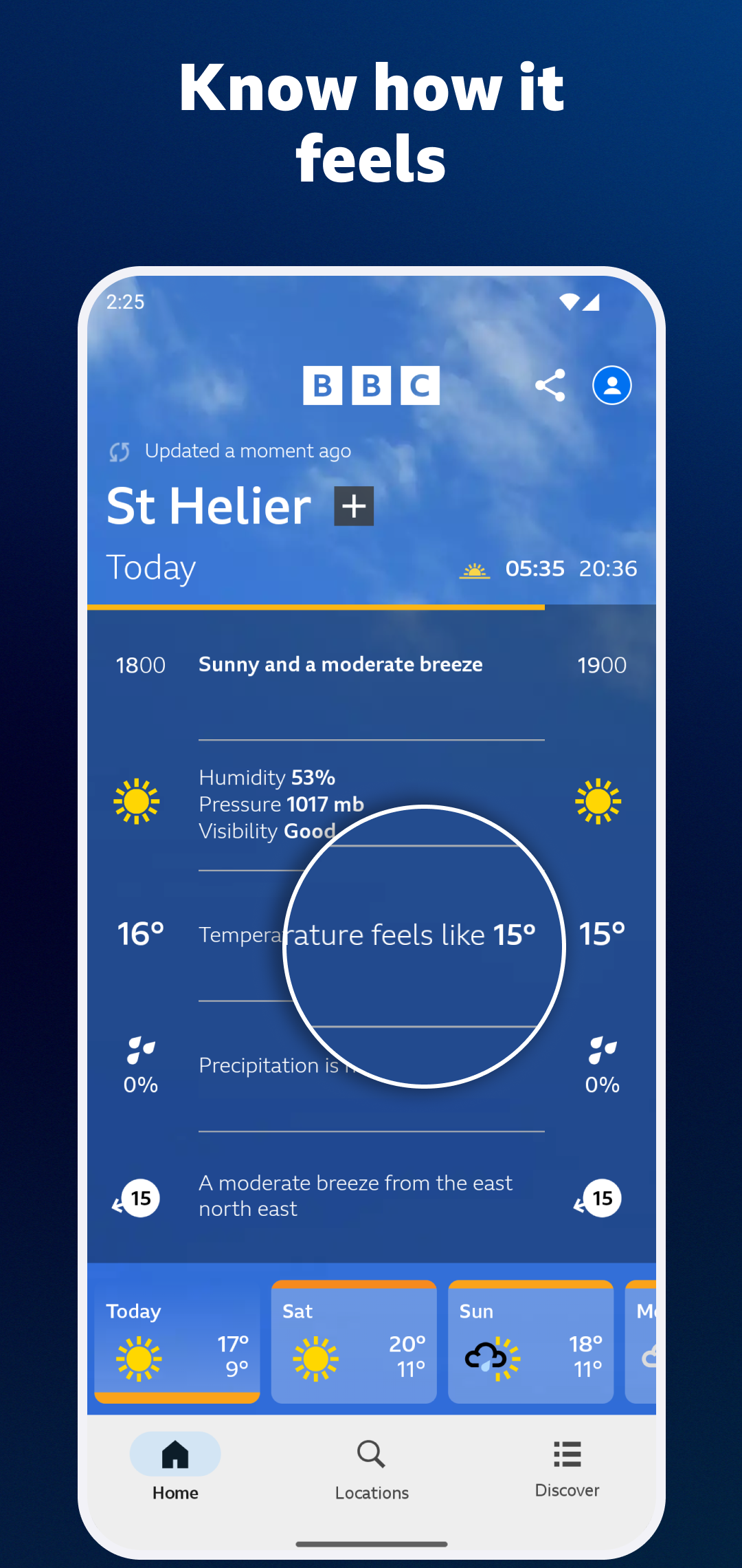 اسکرین شات 5 برنامه BBC Weather
