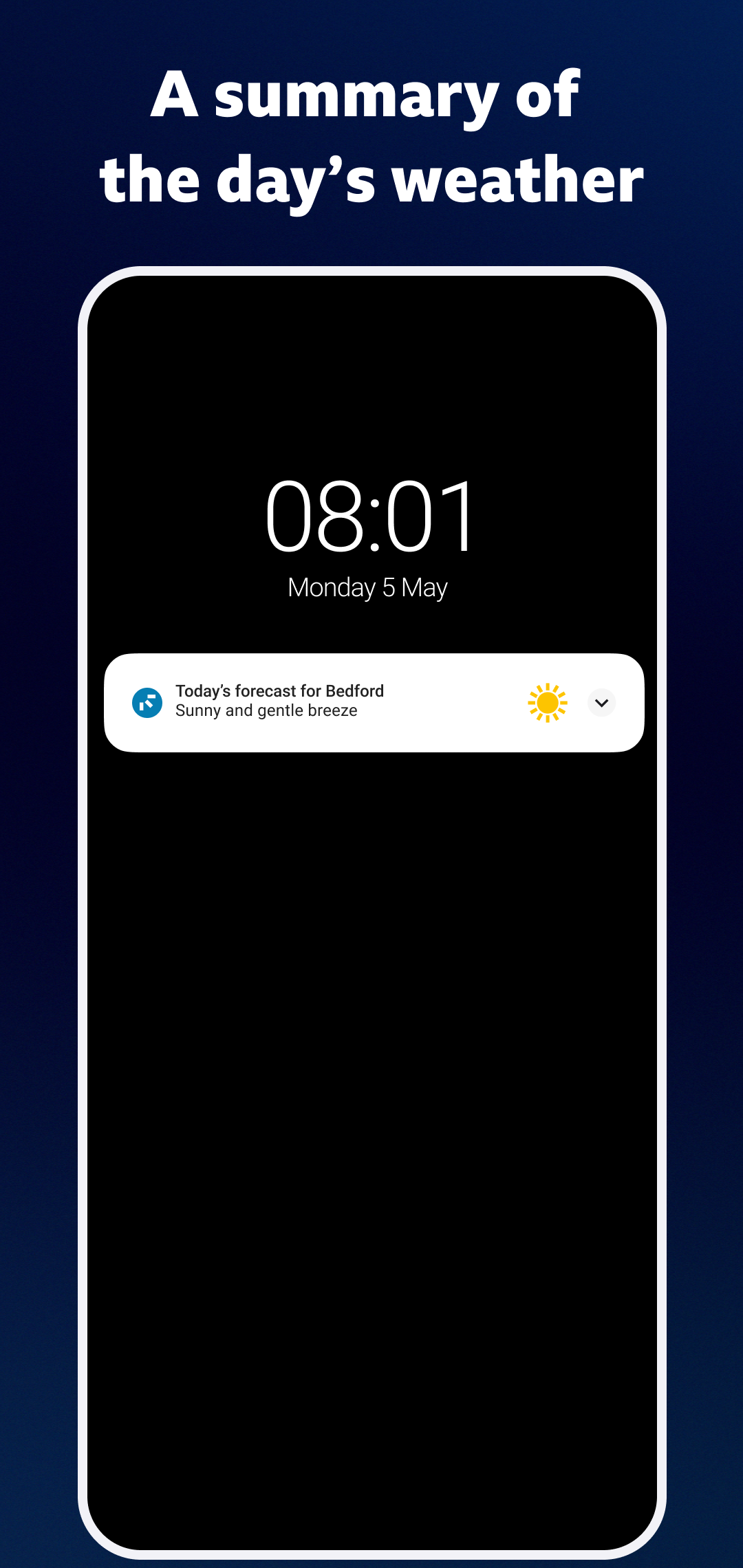 اسکرین شات 2 برنامه BBC Weather