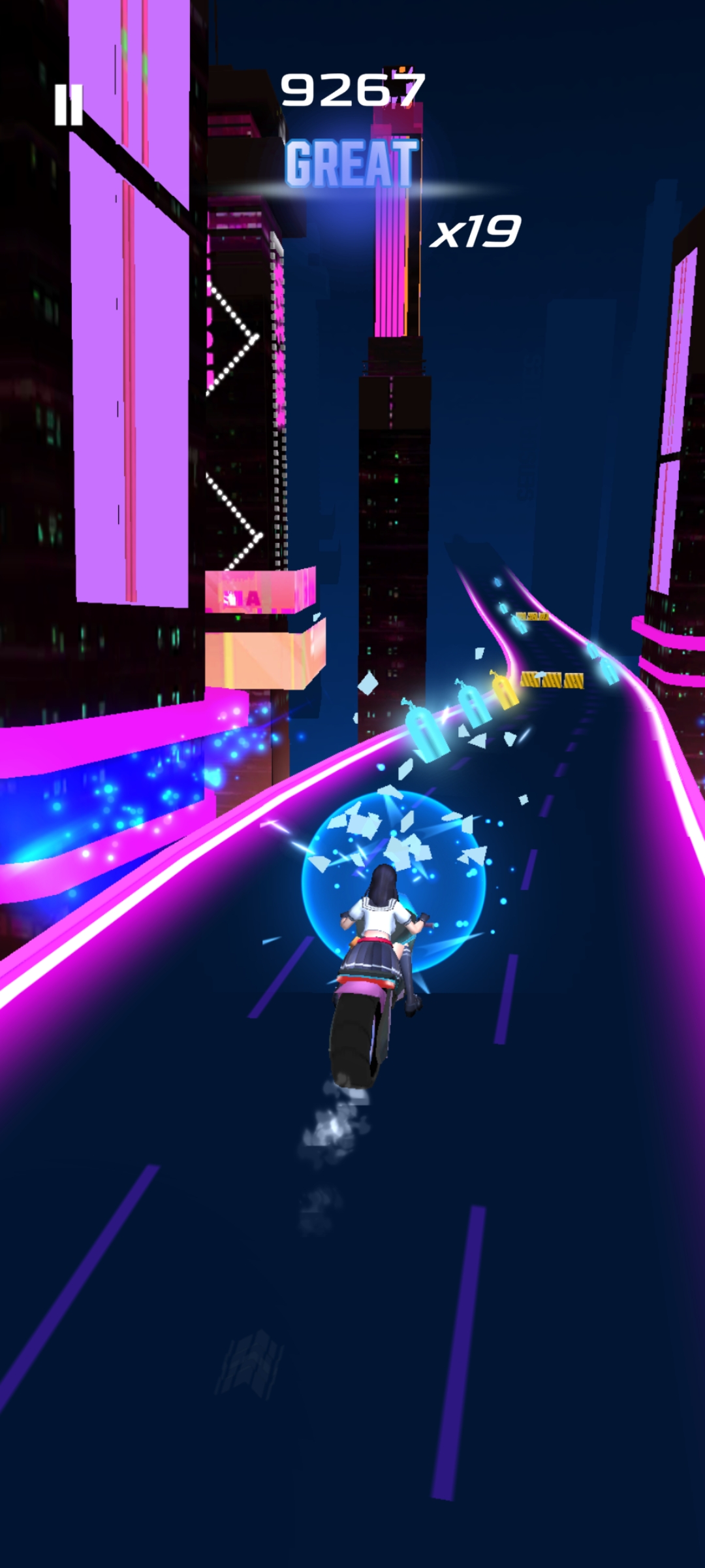 اسکرین شات 4 بازی Beat Road: Rhythm Racing