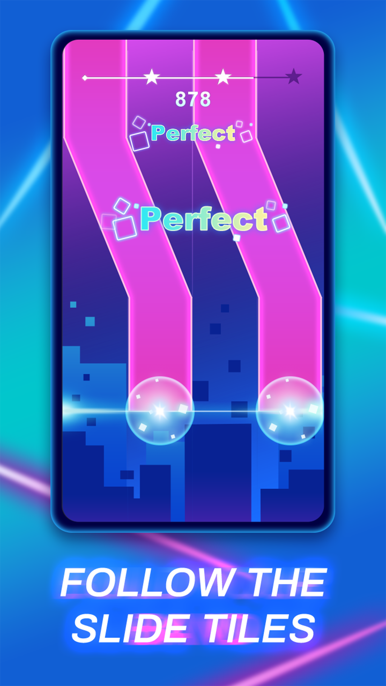 اسکرین شات 3 بازی Piano Fire 2: Slide Challenge