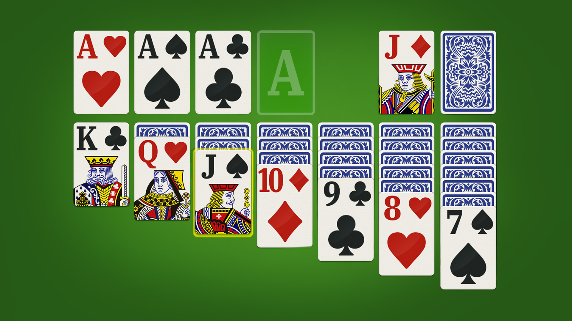 اسکرین شات 1 بازی Solitaire - Classic Card Games