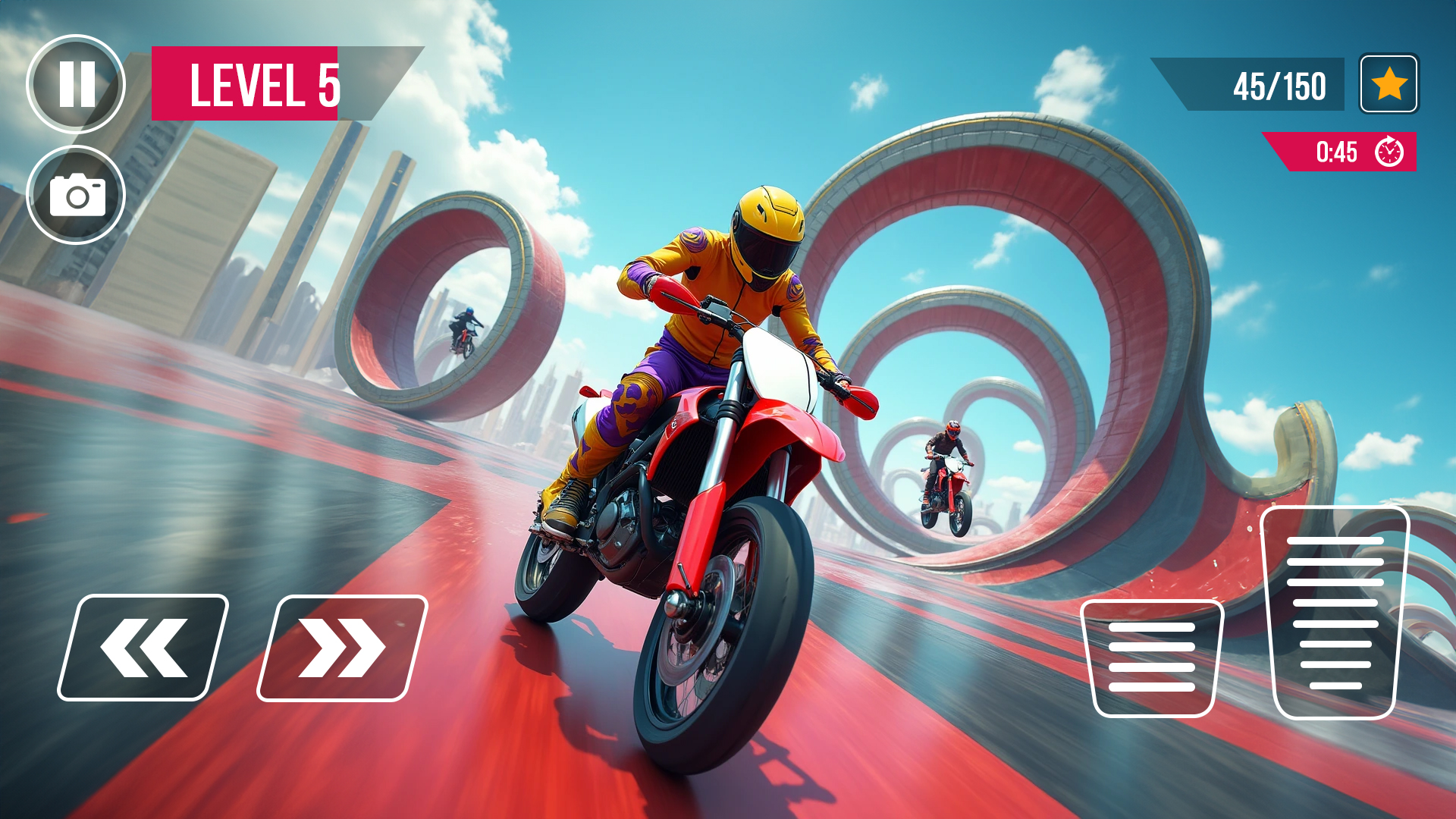 اسکرین شات 1 بازی Stunt Rider: Moto Madness