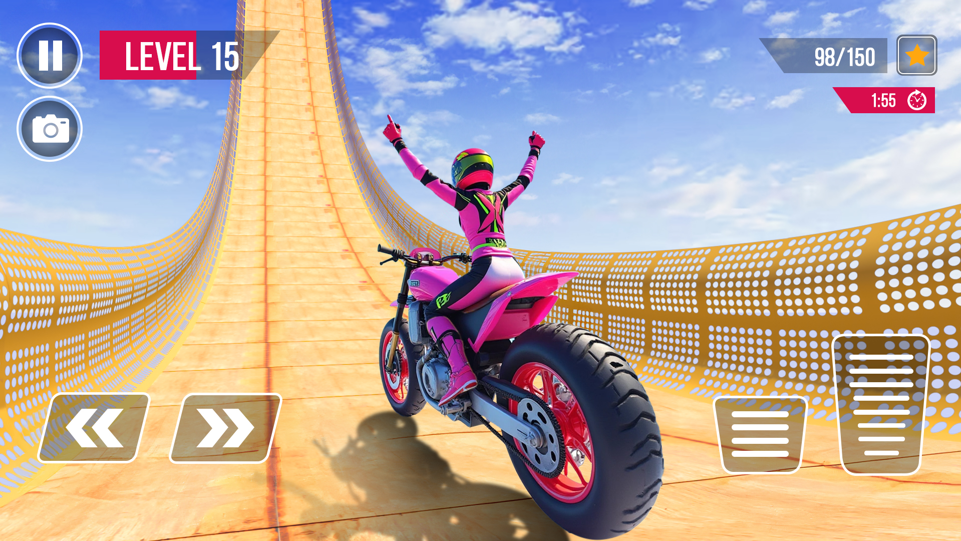 اسکرین شات 2 بازی Stunt Rider: Moto Madness