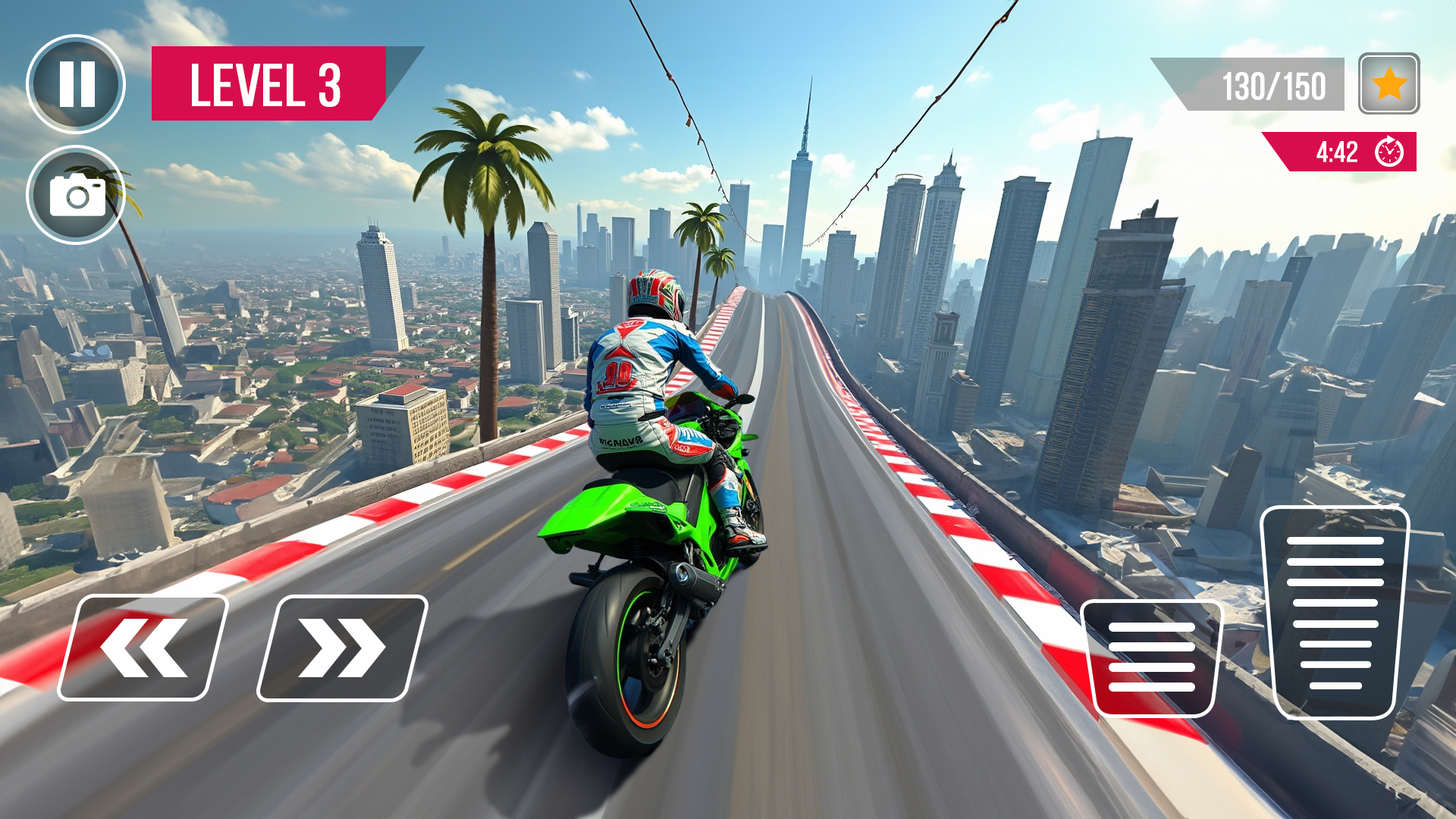 اسکرین شات 6 بازی Stunt Rider: Moto Madness