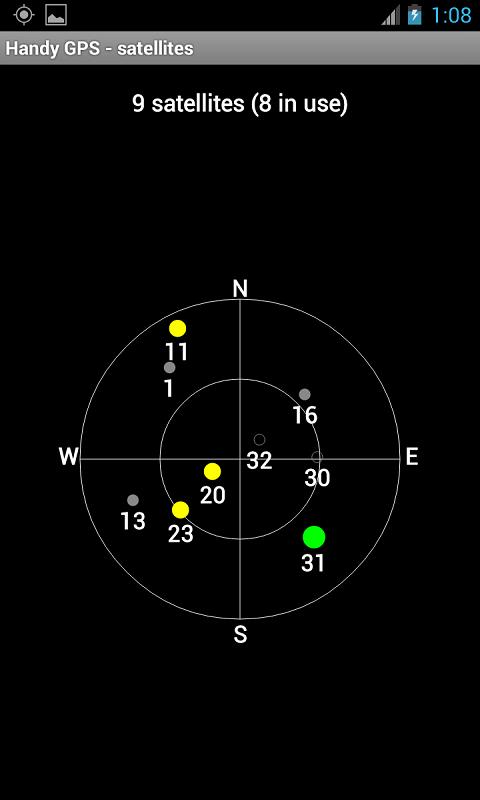 اسکرین شات 6 برنامه Handy GPS lite