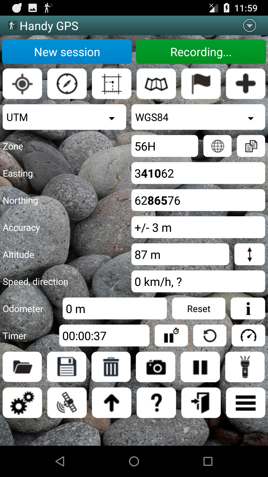 اسکرین شات 1 برنامه Handy GPS (subscription)