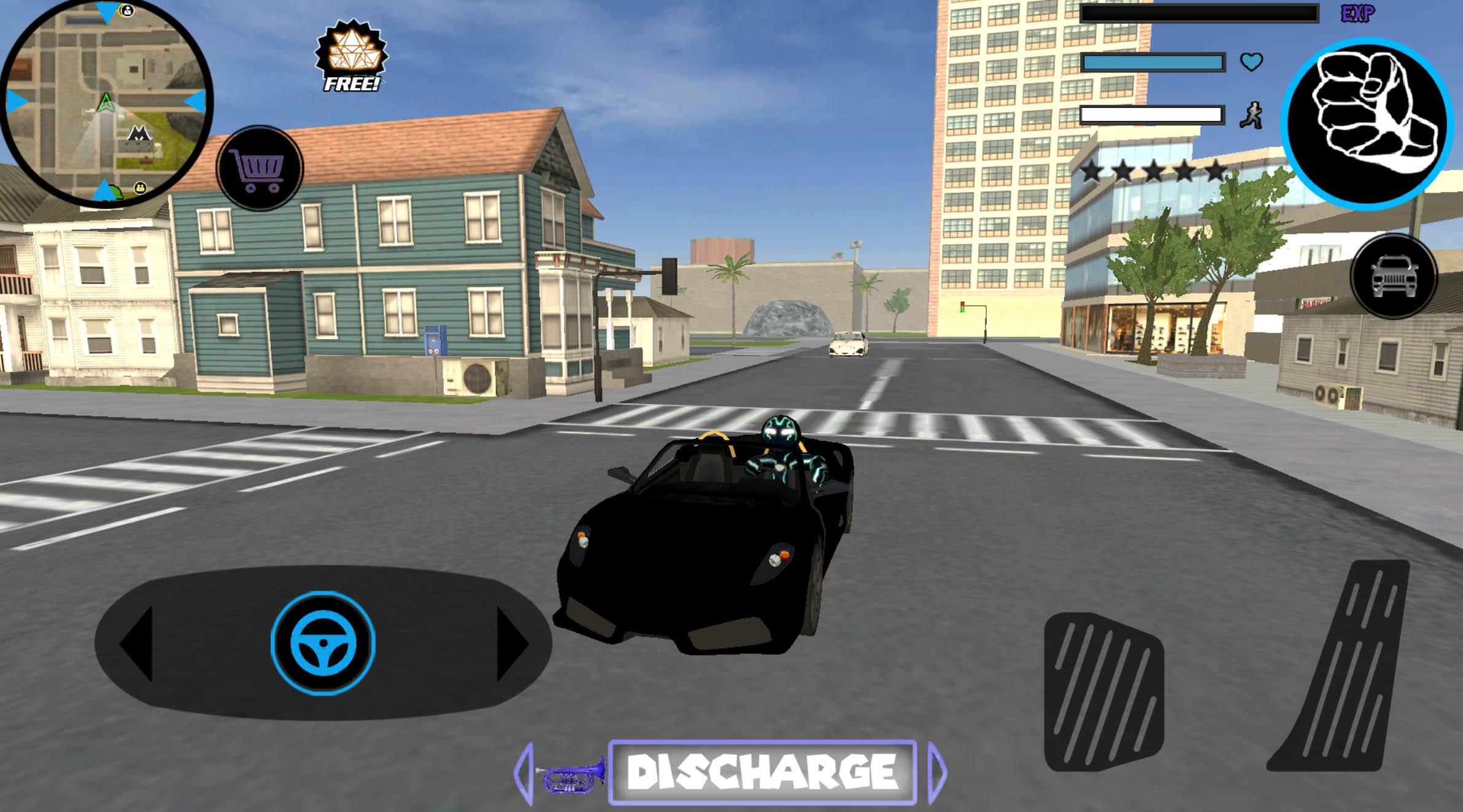 اسکرین شات 4 بازی Neon Iron Stickman Rope Hero C