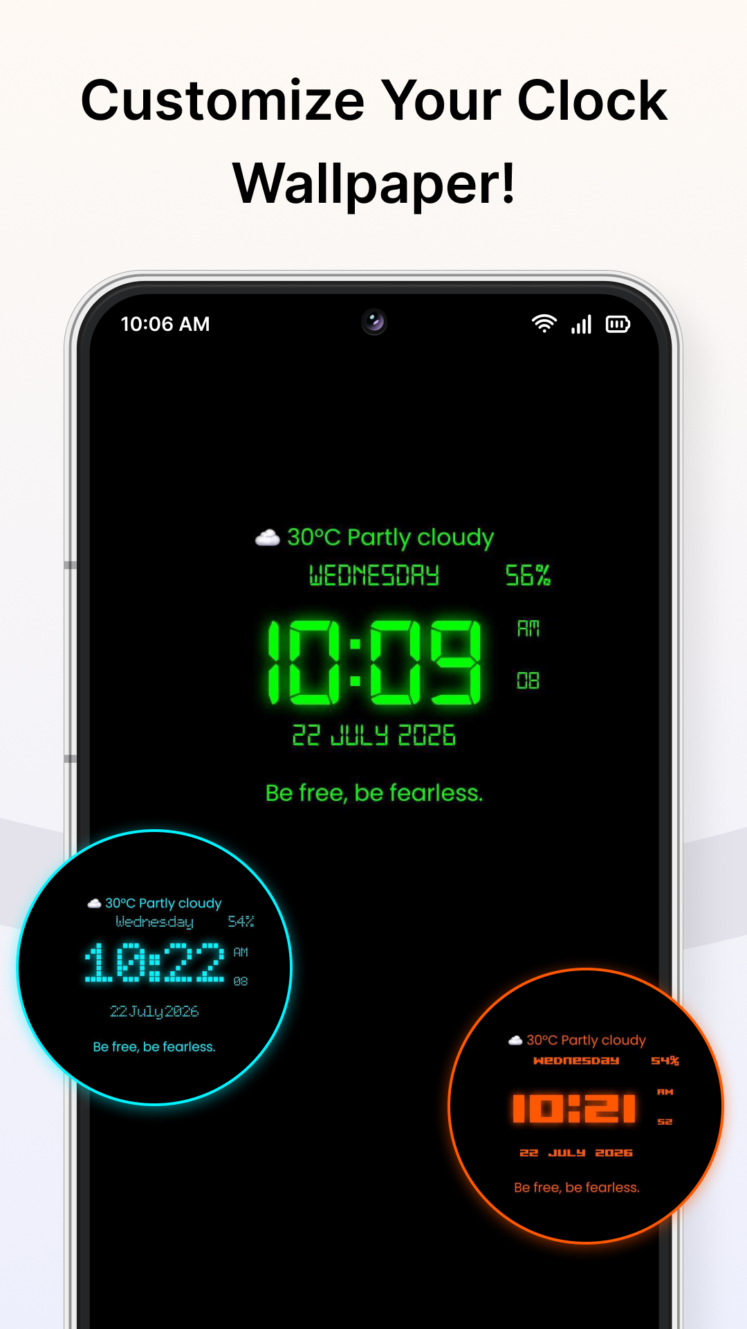 اسکرین شات 8 برنامه LED Digital Clock & Alarm