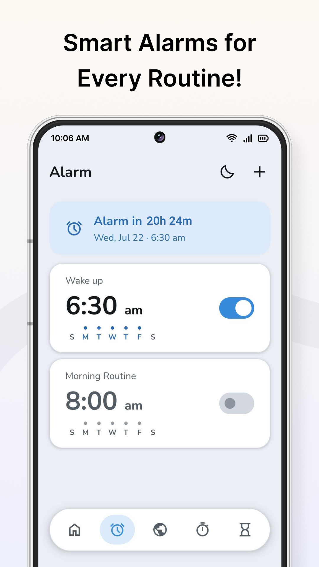 اسکرین شات 1 برنامه LED Digital Clock & Alarm