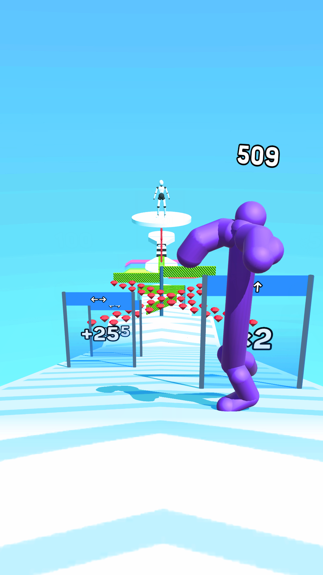 اسکرین شات 3 بازی Tall man 3D: merge and run