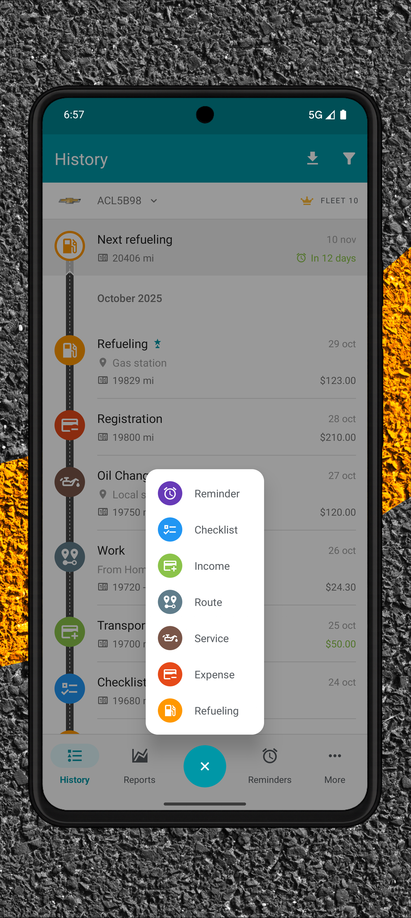 اسکرین شات 8 برنامه Drivvo - Vehicle management