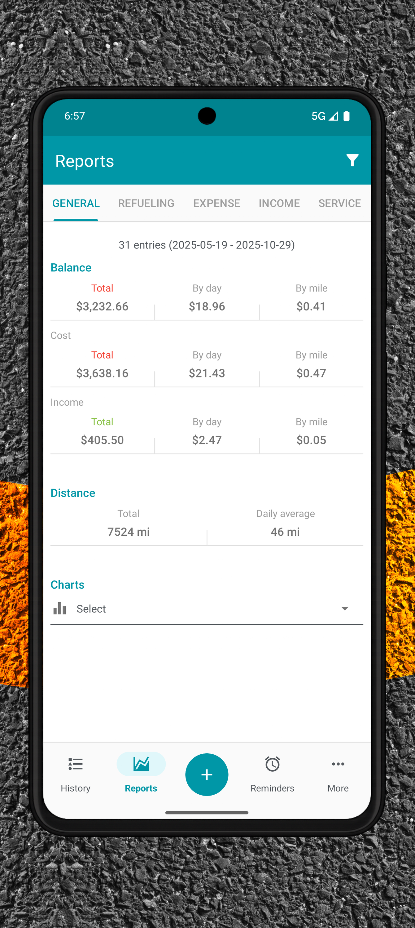 اسکرین شات 7 برنامه Drivvo - Vehicle management