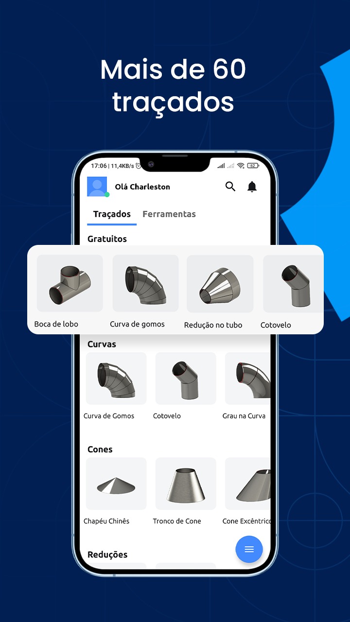 اسکرین شات 1 برنامه Tracefacil boilermaking