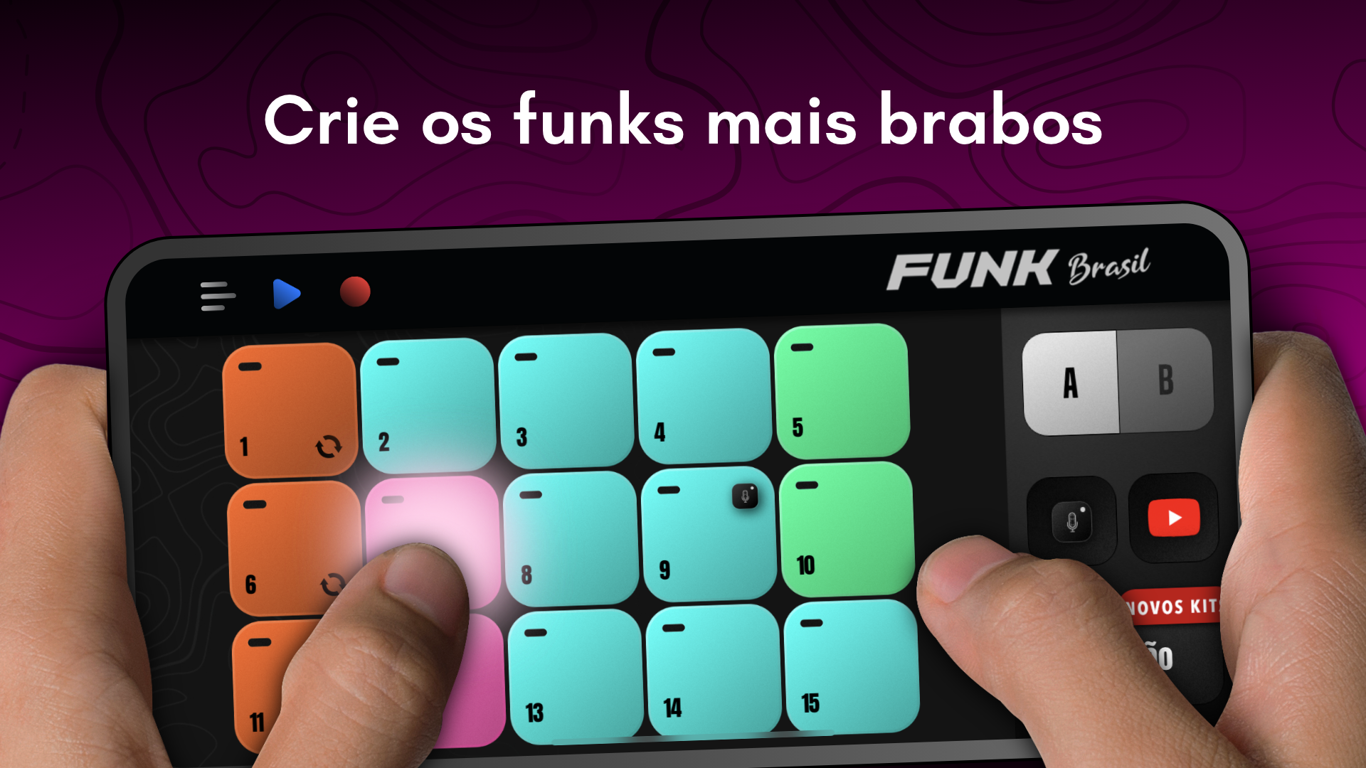 اسکرین شات 1 بازی Funk Brasil: DJ MPC drum pads