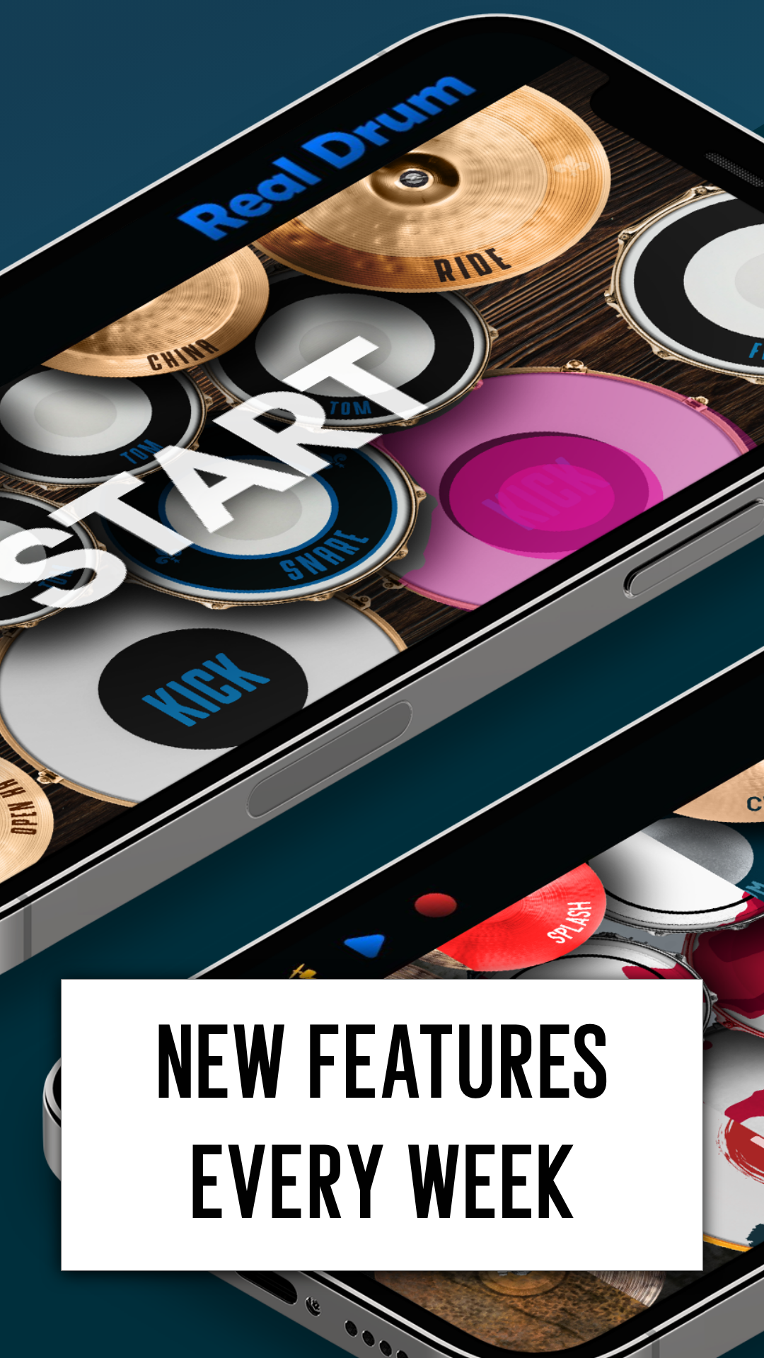 اسکرین شات 3 بازی Real Drum electronic drums set