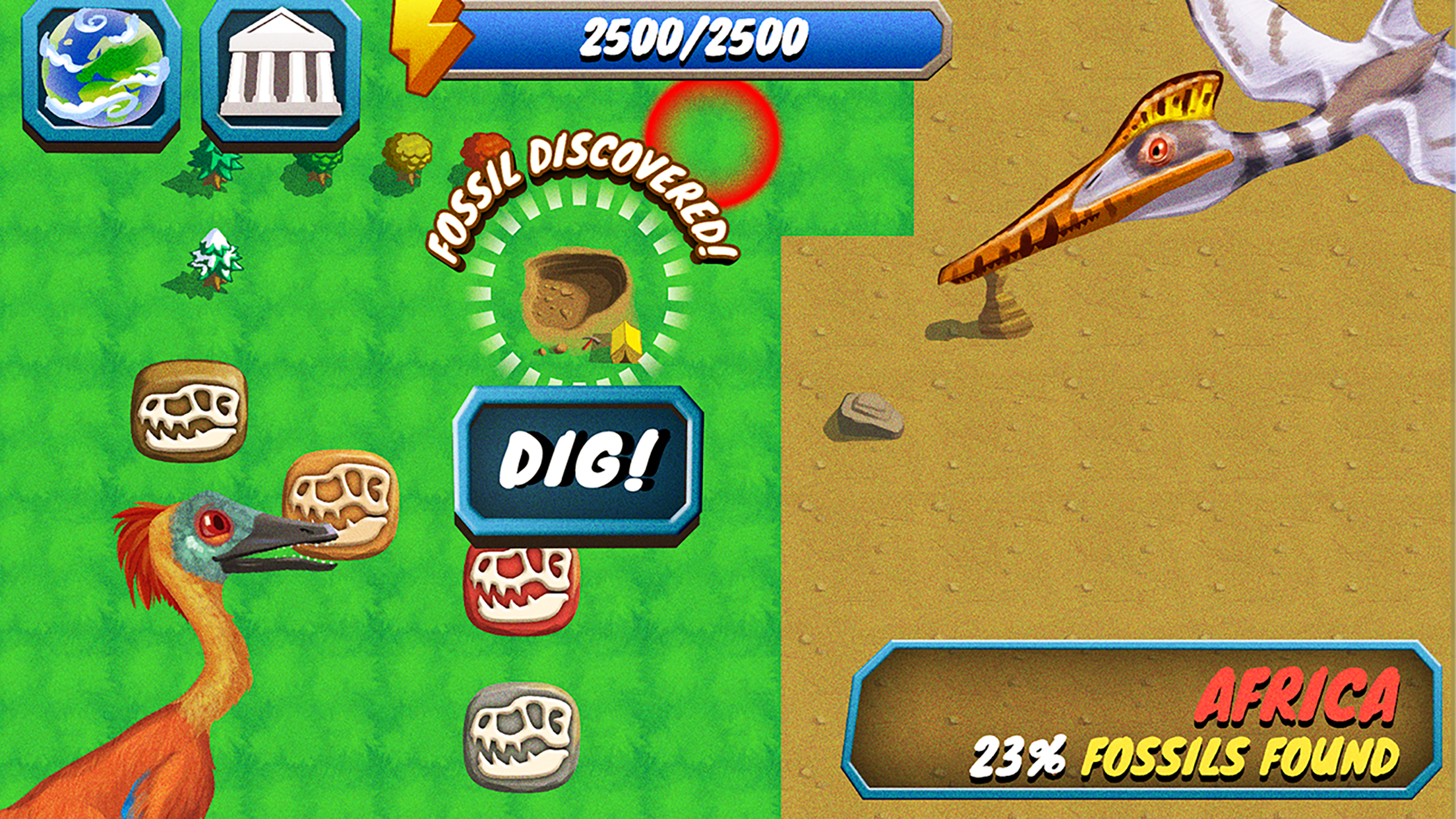 اسکرین شات 6 بازی Dino Quest: Dig Dinosaur Game