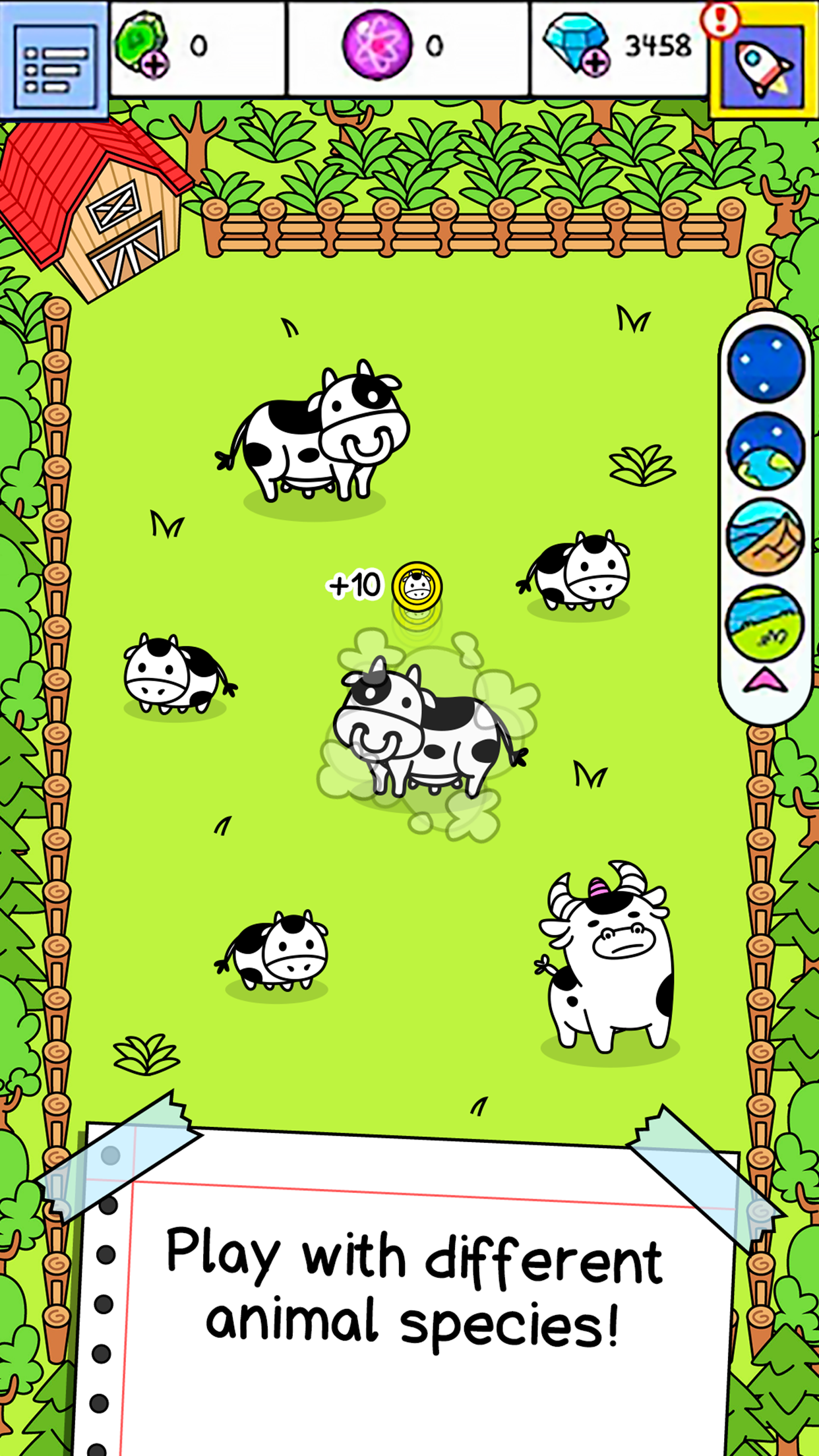 اسکرین شات 2 بازی Evolution Galaxy: Mutant Merge