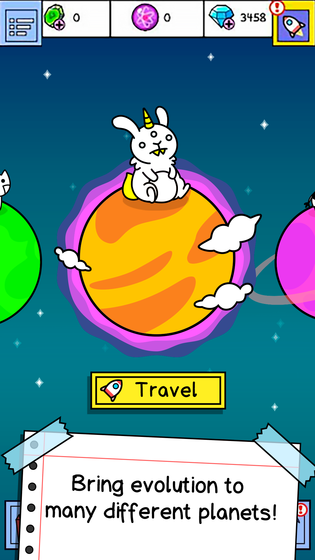 اسکرین شات 4 بازی Evolution Galaxy: Mutant Merge