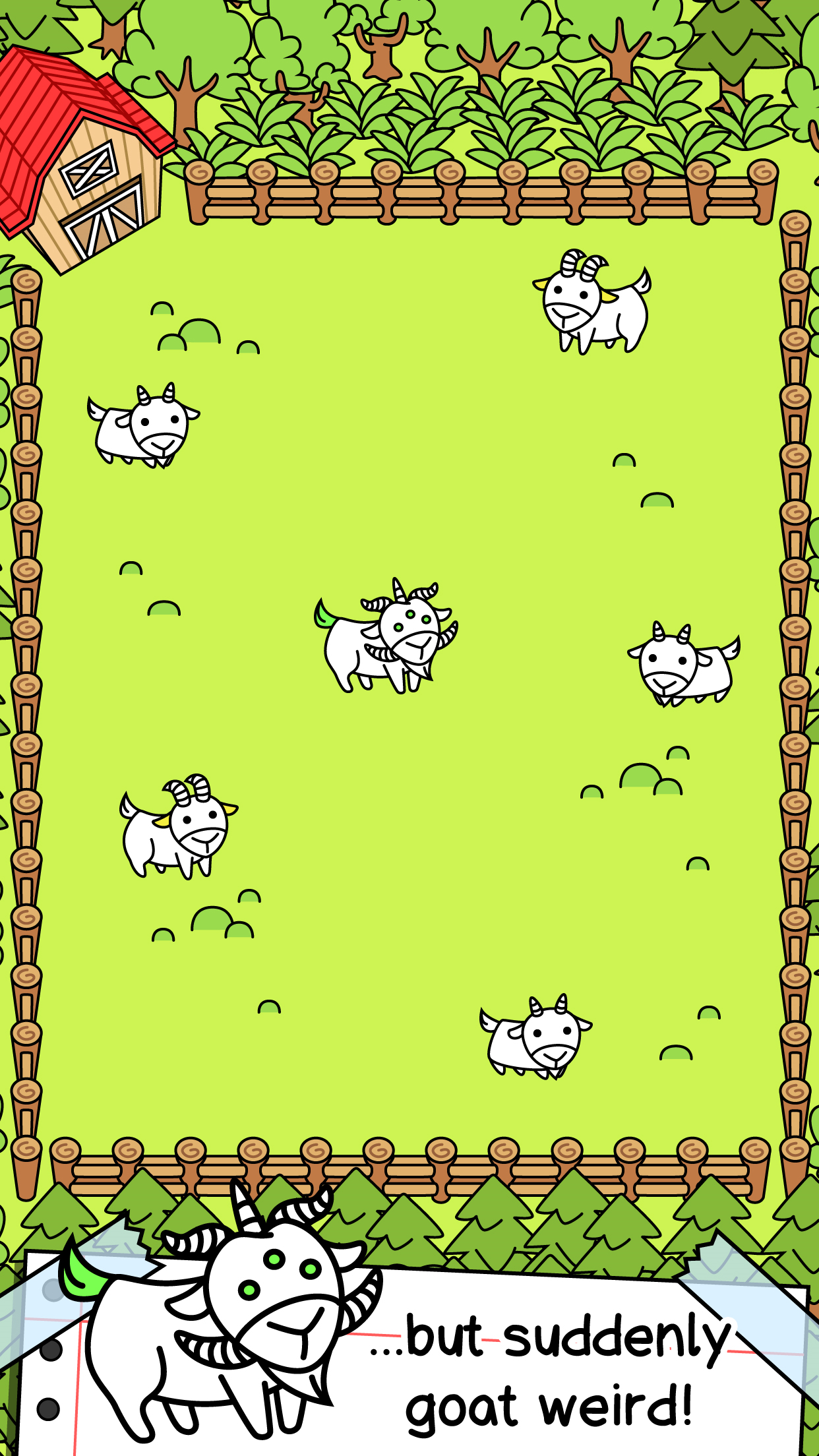 اسکرین شات 2 بازی Goat Evolution: Animal Merge